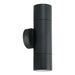 Buy Up / Down Wall Lights Australia Shadow Up & Down Wall 2 Lights Black Aluminium 3CCT - 49026