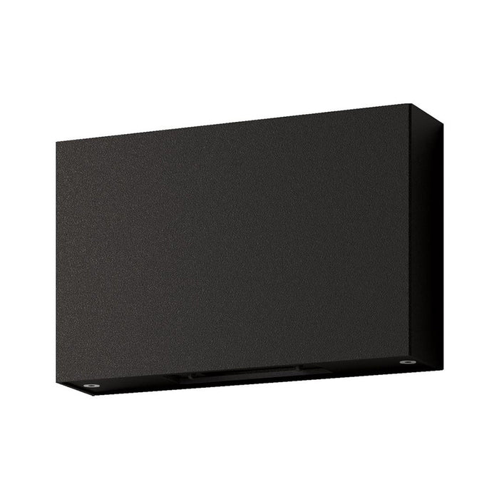 Buy Up / Down Wall Lights Australia Sierra Square Up & Down Wall 2 Lights Black Aluminium 5000K - 19641