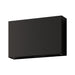Buy Up / Down Wall Lights Australia Sierra Square Up & Down Wall 2 Lights Black Aluminium 3000K - 19640