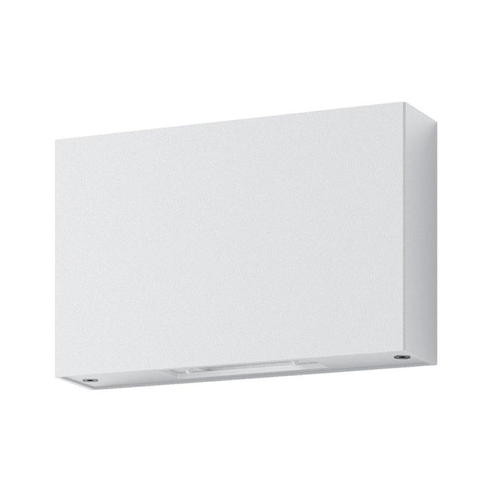 Buy Up / Down Wall Lights Australia Sierra Square Up & Down Wall 2 Lights White Aluminium 3000K - 19638