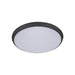 Buy LED Oyster Lights Australia Solar Round LED Oyster Light W400mm Black Polycarbonate 3CCT - 20943