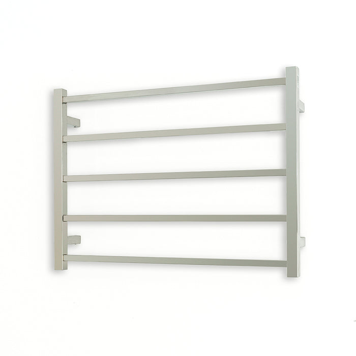 Heated Square Ladder 750 x 550mm Mirror Polished - STR03LEFT