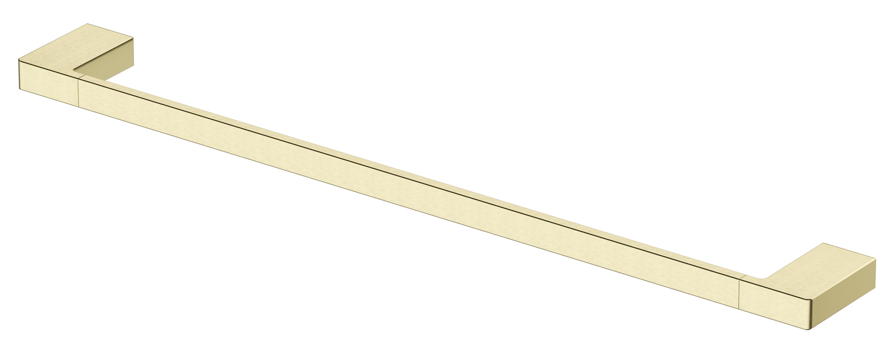 Milos 800mm Single Towel Rail French Gold - 2324-800-P-FG