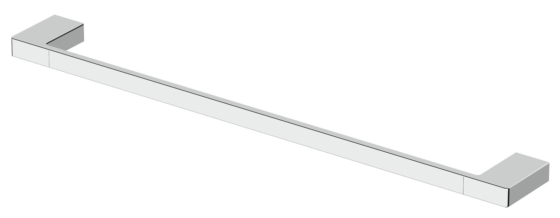 Milos 400mm Single Towel Rail Chrome - 2324-400-P