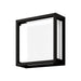 Buy Exterior Wall Lights Australia York Square Exterior Wall Light 12W Black Aluminium 5000K - 19655