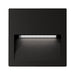Buy Outdoor Step Lights Australia Zac Square Outdoor Step Light 12V Black Aluminium 3000K - 19778