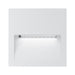 Buy Outdoor Step Lights Australia Zac Square Outdoor Step Light 12V White Aluminium 3000K - 19784