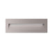 Buy Outdoor Step Lights Australia Zac Rectangular Outdoor Step Light 12V Silver Aluminium 5000K - 19791