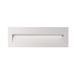 Buy Outdoor Step Lights Australia Zac Rectangular Outdoor Step Light White Aluminium 5000K - 19767