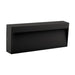 Buy Outdoor Step Lights Australia Zeke Rectangular Outdoor Step Light 12V 8W Black Aluminium 5000K - 19863