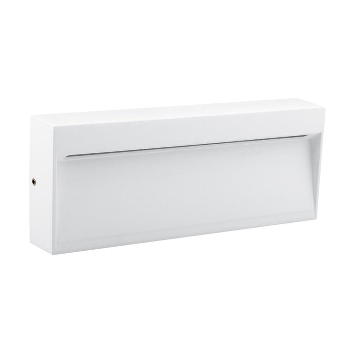 Buy Outdoor Step Lights Australia Zeke Rectangular Outdoor Step Light 12V 8W Dark Grey Aluminium 5000K - 19859