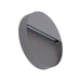 Buy Outdoor Step Lights Australia Zeke Round Outdoor Step Light Silver Aluminium 3000K - 19486