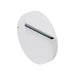 Buy Outdoor Step Lights Australia Zeke Round Outdoor Step Light White Aluminium 3000K - 19506